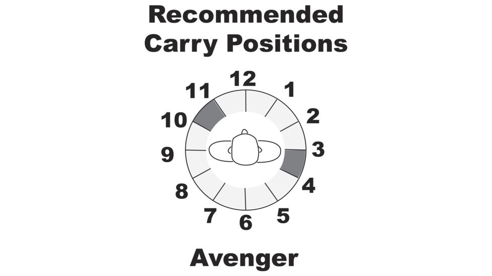 Galco Sig-Sauer P229 Avenger Belt Holster, Colors Galco Sig-Sauer P229 Avenger Belt Holster, Right Hand, Black