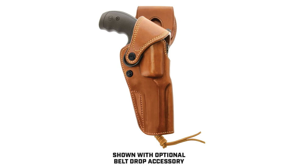Galco Big Iron Belt Holster, Colt Python 5in, Smith & Wesson L Frame M686 Plus 5in, Right Hand, Tan, BI366