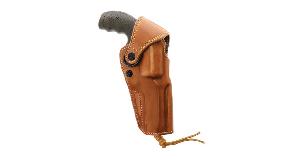 Galco Big Iron Belt Holster, Colt Python 5in, Smith & Wesson L Frame M686 Plus 5in, Right Hand, Tan, BI366