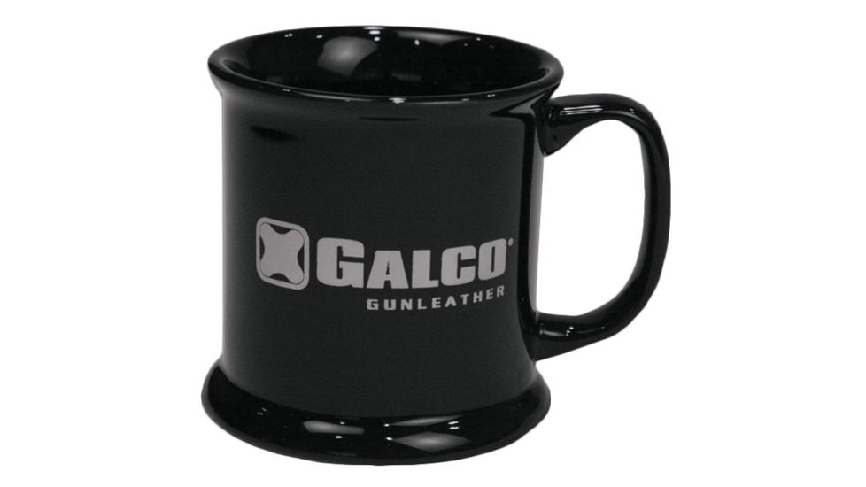 Galco Black Coffee Mug, 12oz MUG-B