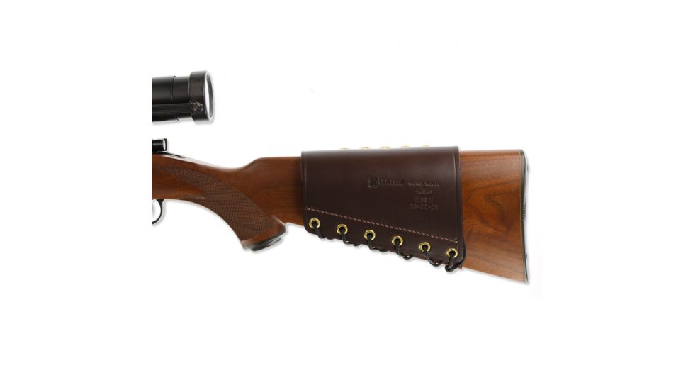Galco Butt Cuff, Left, Dark Havana, .308 Rifle BC-51-DH