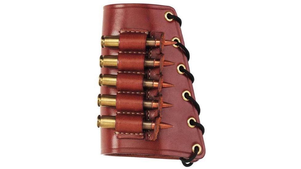 Galco Butt Cuff - Left Hand, Chestnut, 45/70 Rifle BC-55-CN