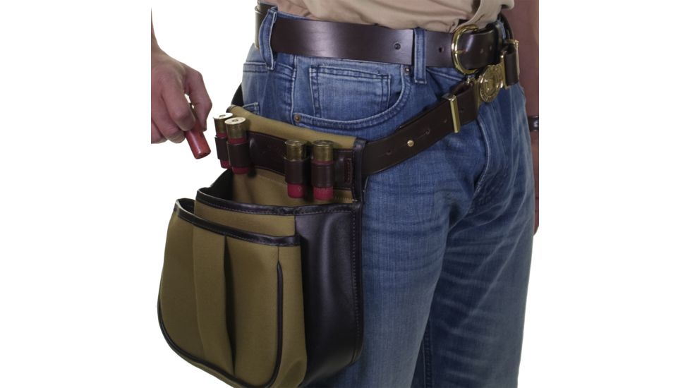 Galco Canvas & Leather Sporting Clays Pouch 50 CT CT1043DH