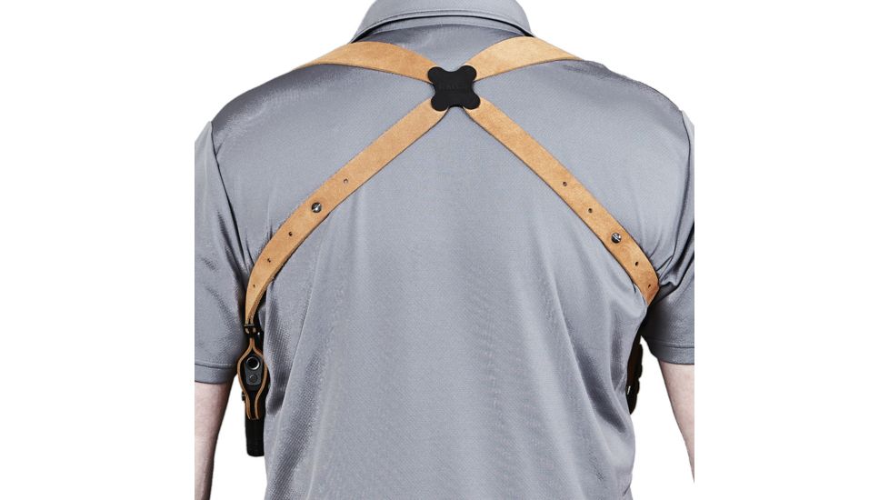 Galco Classic Lite Shoulder Holster System,Natural,Springfield XD-S 3.3/4in or Glock 43,Right Hand CL662