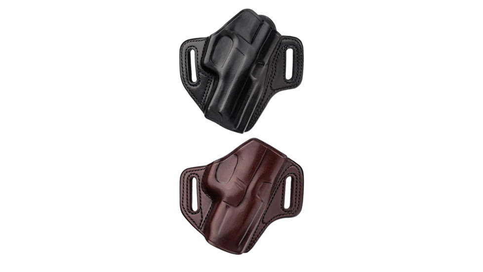 Galco Concealable Belt Holster for S&amp;W M&amp;P .45, Leather, Black, Havana