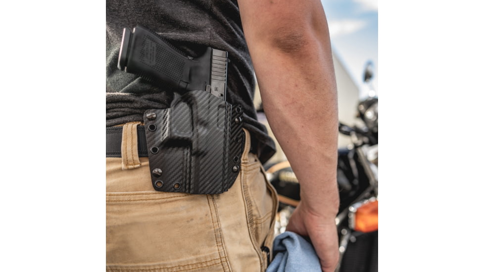 Galco Corvus Belt/IWB Kydex Holster, Beretta APX, Right, Black, CVS822RCF