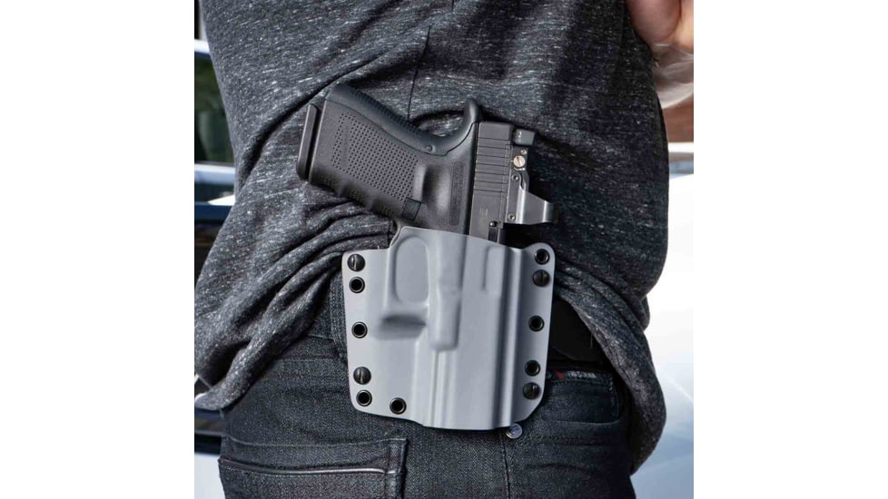 Galco Corvus Belt/IWB Kydex Holster, CZ P-10 C, Right, Black, CVS226RG