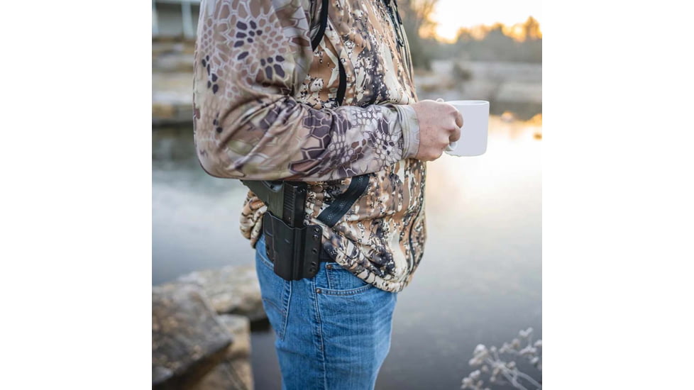 Galco Corvus Belt/IWB Holster, Springfield Armory Hellcat, Black, Right Hand, CVS20CVS892RB16RB