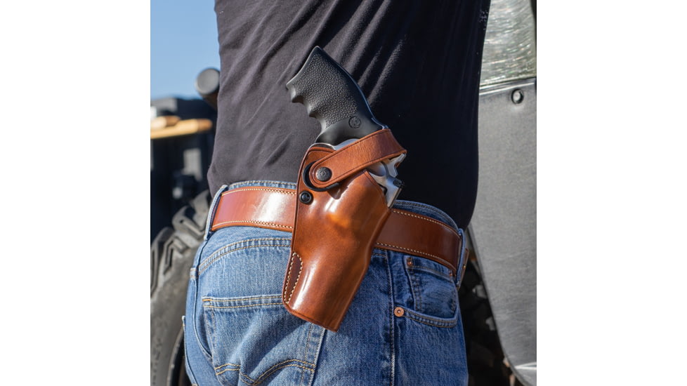 Galco DAO Strongside/Crossdraw Belt Holster, Kimber K6S 4in, Right, Plain, Tan, DAO310