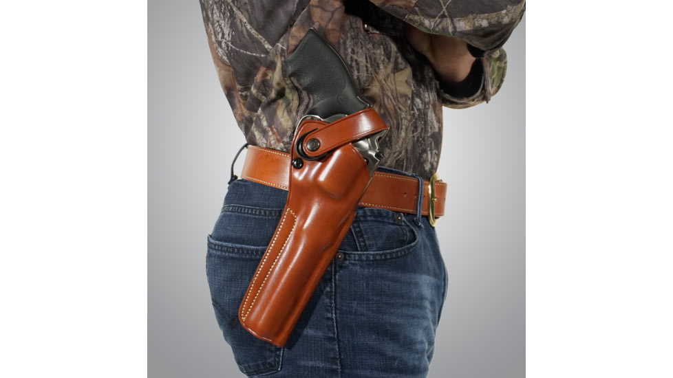 Galco DAO Strongside/Crossdraw Belt Holster, Kimber K6S 4in, Right, Plain, Tan, DAO310