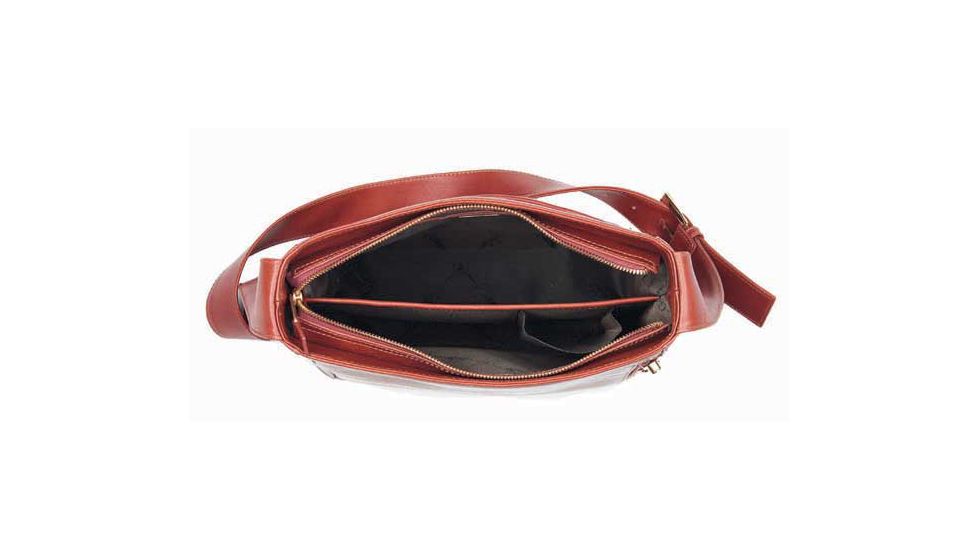 Galco Del Holster Handbag w/ Nickel Hardware, Ambidextrous, Black DELBLK