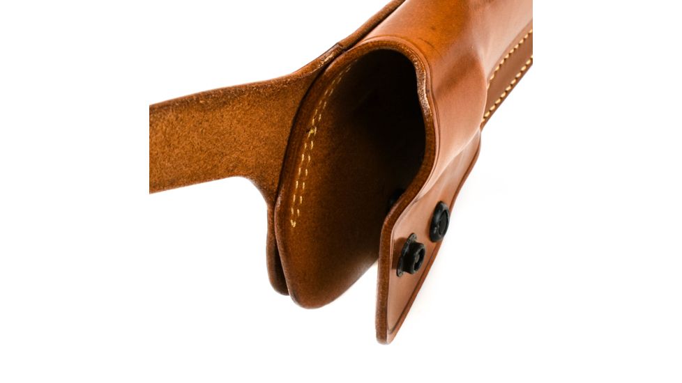 Galco DAO Strongside/Crossdraw Belt Holster, S&amp;W/Colt/Ruger 6in Revolver, Right Hand, Plain, Tan, DAO106