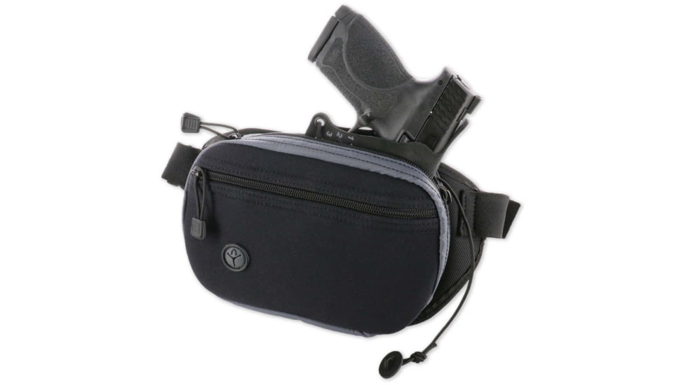 Galco Fastrax Pac Compact Waistpack for Beretta APX Compact, Ambidextrous, Gray/Black, FTPRGBC