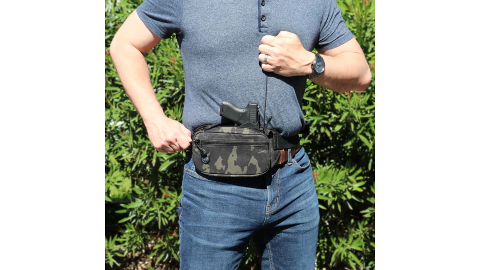 Galco Fastrax Pac Waistpack, Subcompact, Multicam Black, FTPMBS