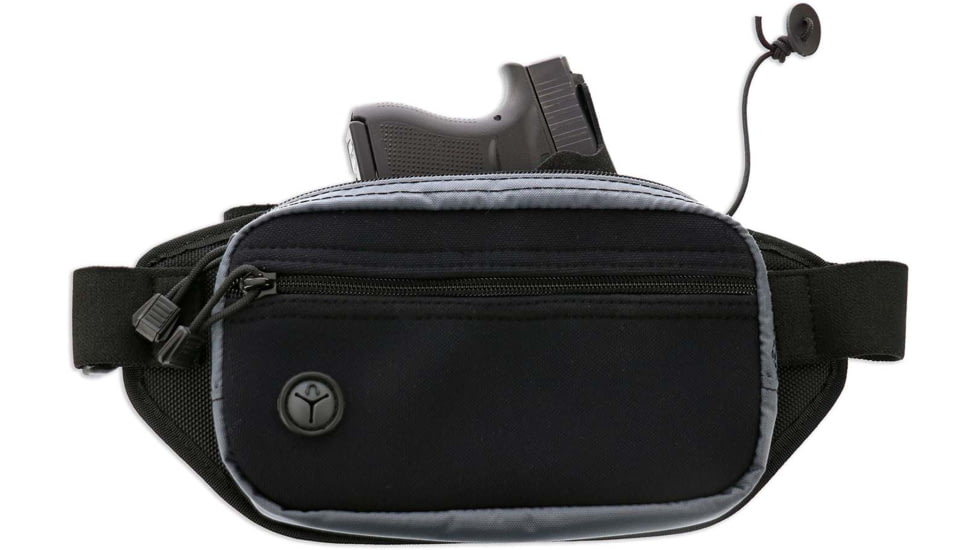 Galco Fastrax Pac Waistpack, Subcompact, Gray/Black, FTPGBS
