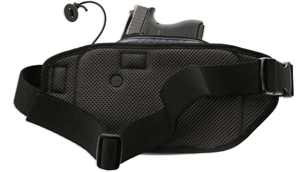 Galco Fastrax Pac Waistpack, Subcompact, Gray/Black, FTPGBS