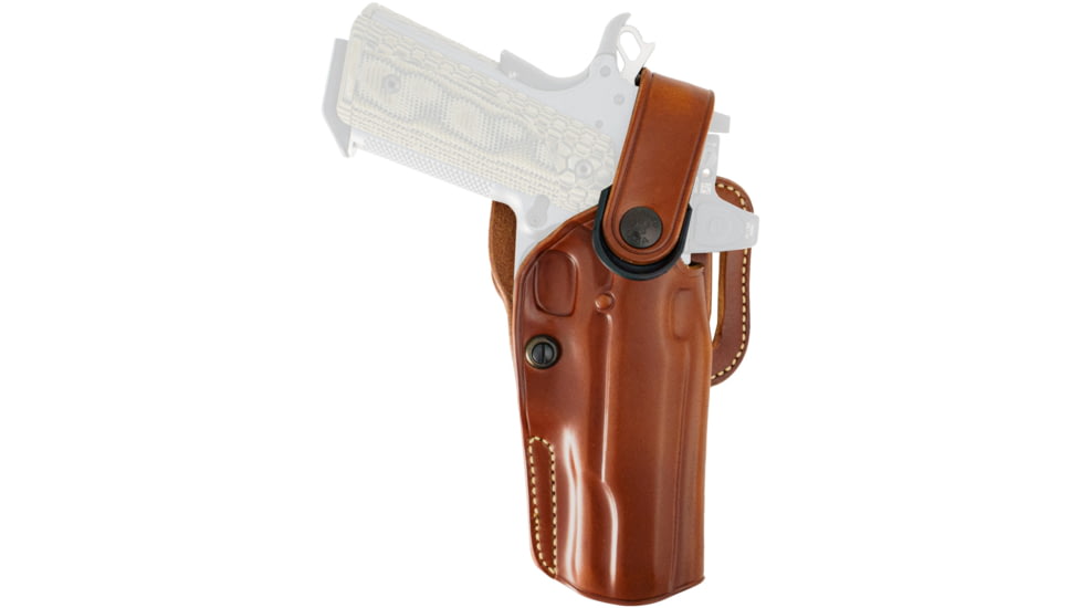 Galco Apo Strongside/Crossdraw Colt 4 1/4in 1911, Kimber 4in 1911, Springfield 4in 1911, Wilson Combat 4 1/4in 1911 Belt Holster, Tan, APO266R