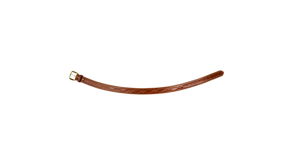 Galco CB7 1 1/2in Fancy Stitch Contour Holster Belt, Tan, 42in, CB7-42