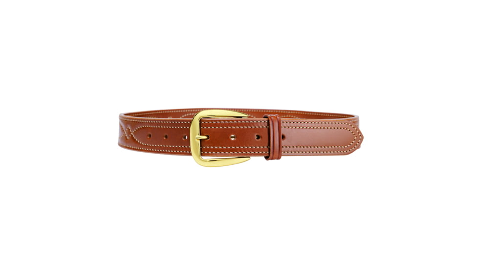 Galco CB7 1 1/2in Fancy Stitch Contour Holster Belt, Tan, 42in, CB7-42