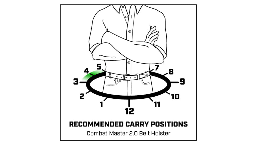Galco Combat Master 2.0 Premium Steerhide Belt Holster