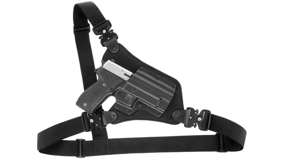 Galco High Ready Hybrid Kydex/Nylon Chest Holster, Sig-Sauer P220/226/229, Right Hand, Black, HR248RB
