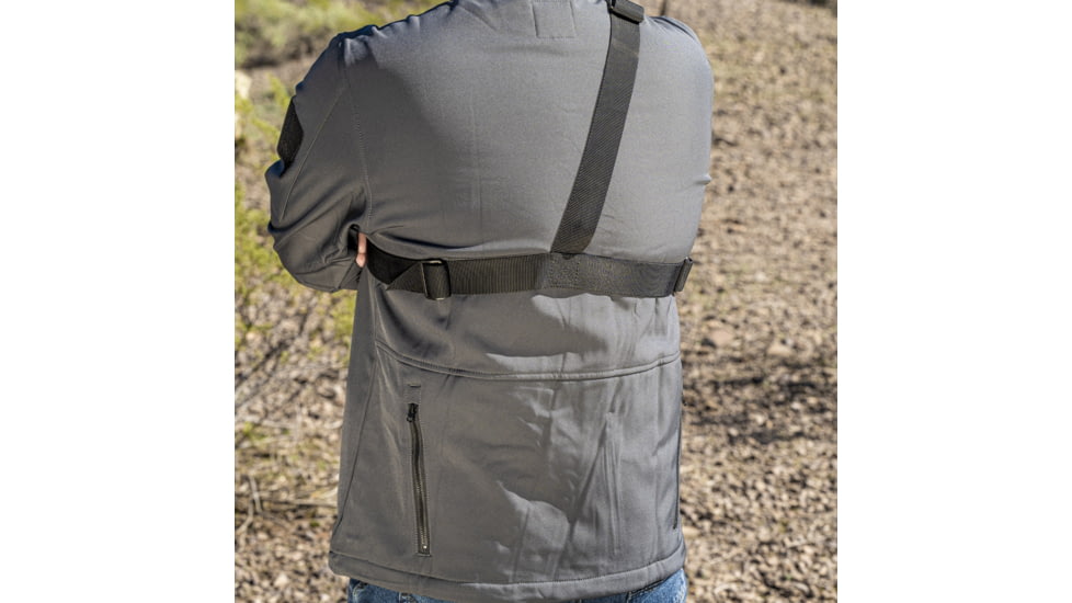 Galco High Ready Hybrid Kydex/Nylon Chest Holster, Sig-Sauer P220/226/229, Right Hand, Black, HR248RB