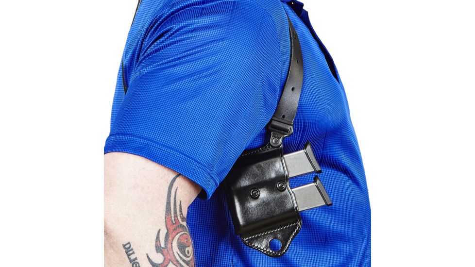 Galco Horizontal Mag Carrier For Shoulder System - Ambidextrous - Tan HCL24