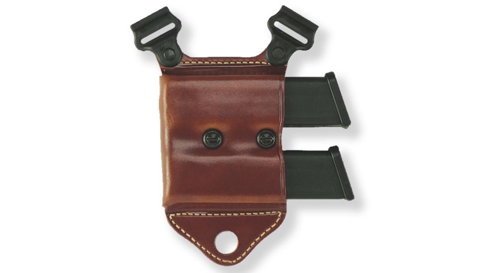 Galco Horizontal Mag Carrier For Shoulder System - Ambidextrous - Tan HCL24