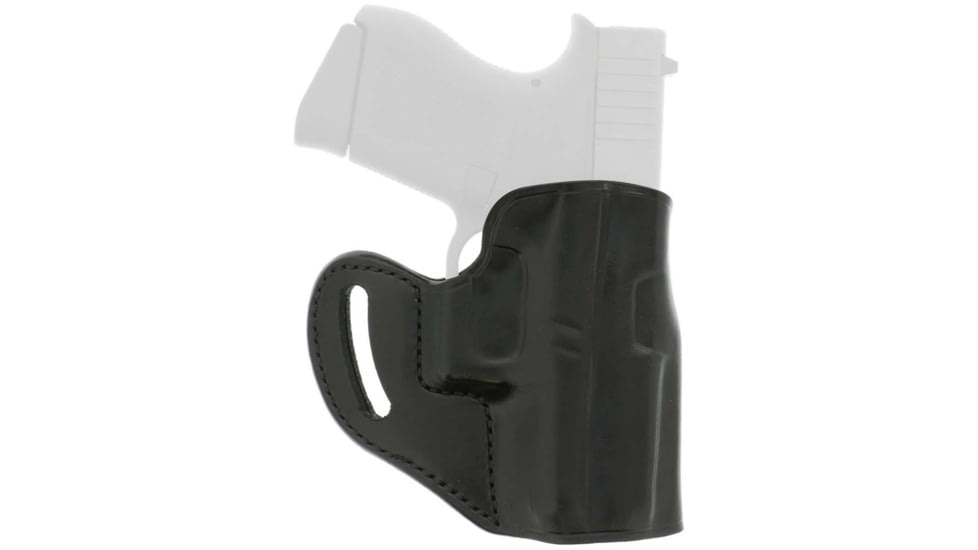Galco Hornet Belt Leather Holster, Glock 26/Glock 27/Glock 33, Right Hand, Plain, Black, HT286B