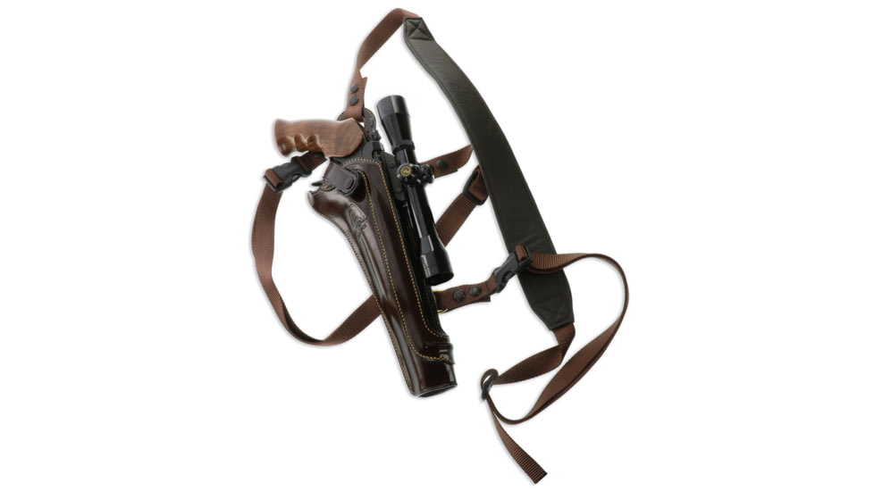 Galco Kodiak Hunter Chest Holster, Taurus Raging Hunter 8 3/8in W/Scope, Right Hand, Havana, KH358RH