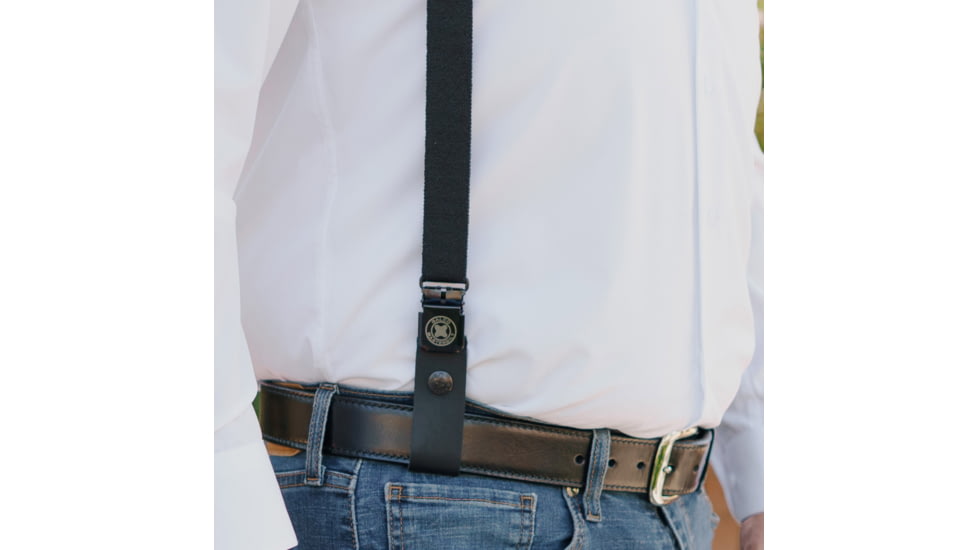 Galco Masterbilt Master Agent Shoulder System Leather, Smith &amp; Wesson J Frame M36 2in, Right, Black, MA158B