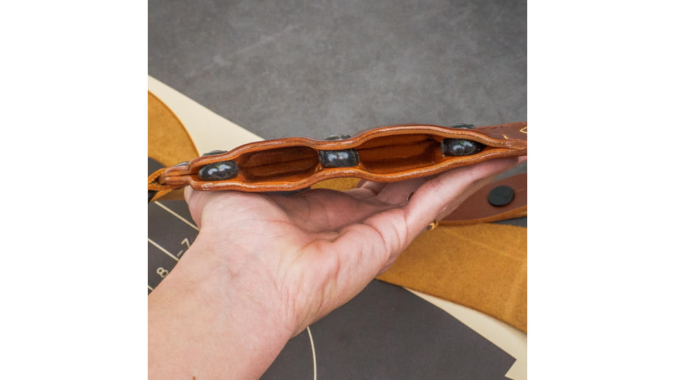 Galco Masterbilt Slabside Perfection Shoulder System Stow-N-Go IWB Holster, Leather, COLT 3 1/2in, Tan, SP212R