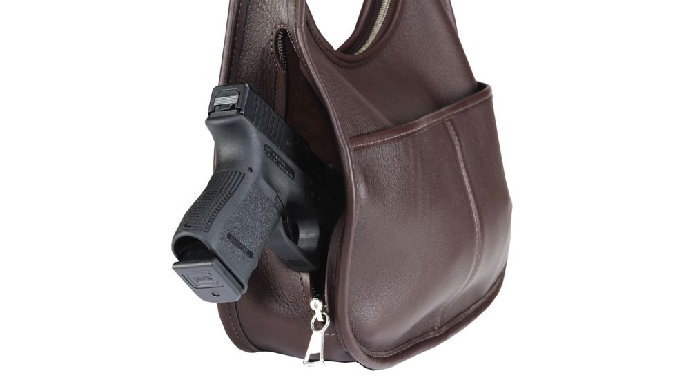 Galco Meridian Holster Handbag - Ambidextrous - Brown MERBRN