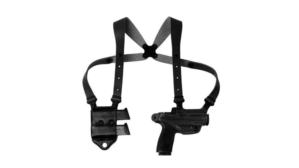Galco Miami Classic II Shoulder System Autos Leather, SIG-SAUER P365 FUSE, Right, Black, MCII894RB