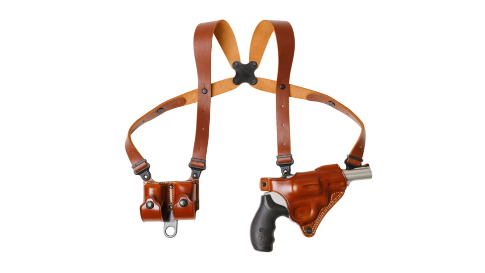 Galco Miami Classic Ii Shoulder System Revolvers, Colt King Cobra 3in Post-2019, Colt King Cobra 4 1/4in, Colt Viper 3in, Right Hand, Tan, MCII364