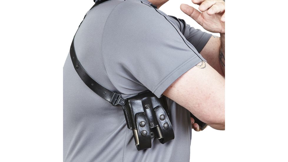 Galco Miami Classic Shoulder Holster System, Black, 5in 1911-Style Pistols
