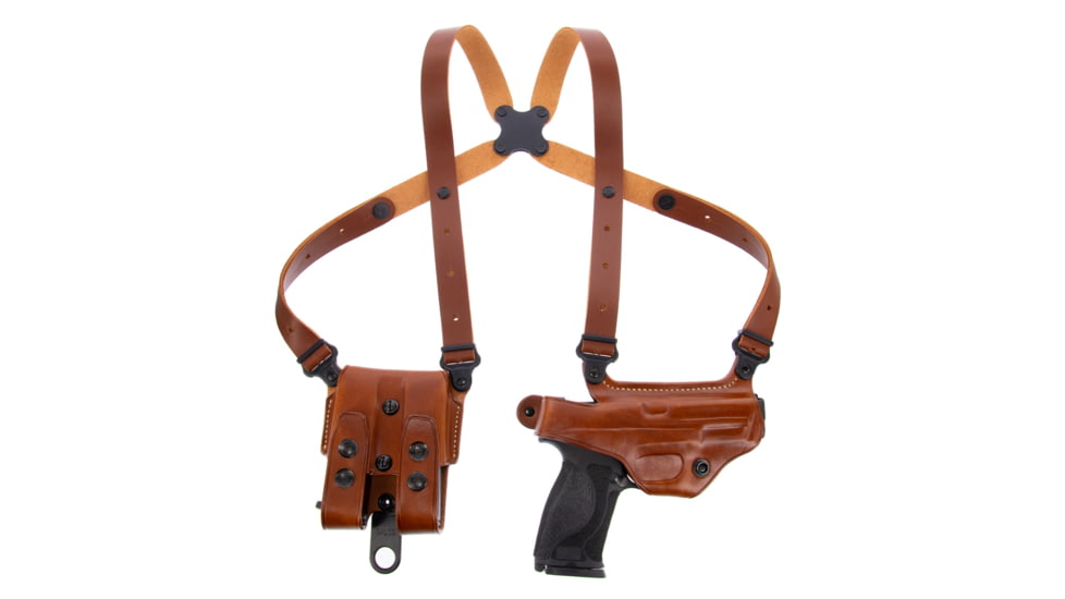 Galco Miami Classic Shoulder System Autos, Glock 42, Sig-Sauer P365 Std &amp; Sas, Sig-Sauer P365 .380, Sig-Sauer P365X, Sig-Sauer P365Xl, Sig-Sauer P365Xl Spectre Comp No Red Dot, Right Hand, Tan, MC870