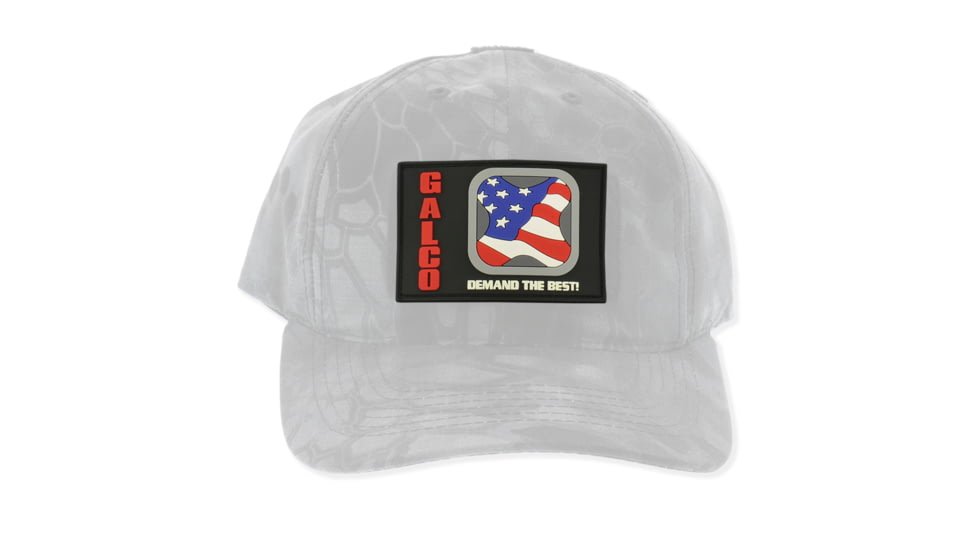 Galco Morale Patch Flag Logo, Leather, 3.5in x 2in, MP-FL