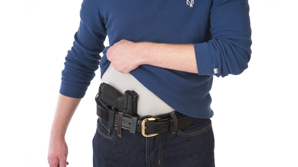 Galco Paragon IWB Kydex Holster, Smith &amp; Wesson M&amp;P M2.0 Compact 4in, SIG Sauer M18, SIG Sauer P320 Compact, Ambidextrous, Plain, Black, PAR472RB