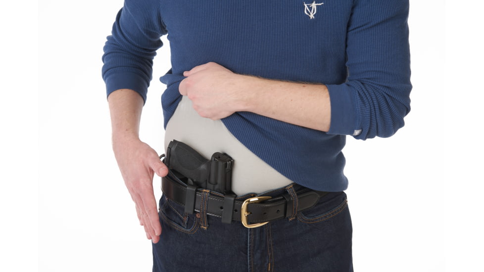 Galco Paragon IWB Kydex Holster, Smith &amp; Wesson M&amp;P M2.0 Compact 4in, SIG Sauer M18, SIG Sauer P320 Compact, Ambidextrous, Plain, Black, PAR472RB