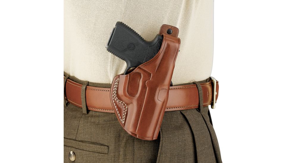 Galco Professional Law Enforcement Paddle Holster, Right Hand, Tan - S&amp;W J Fr 36 2in PLE160