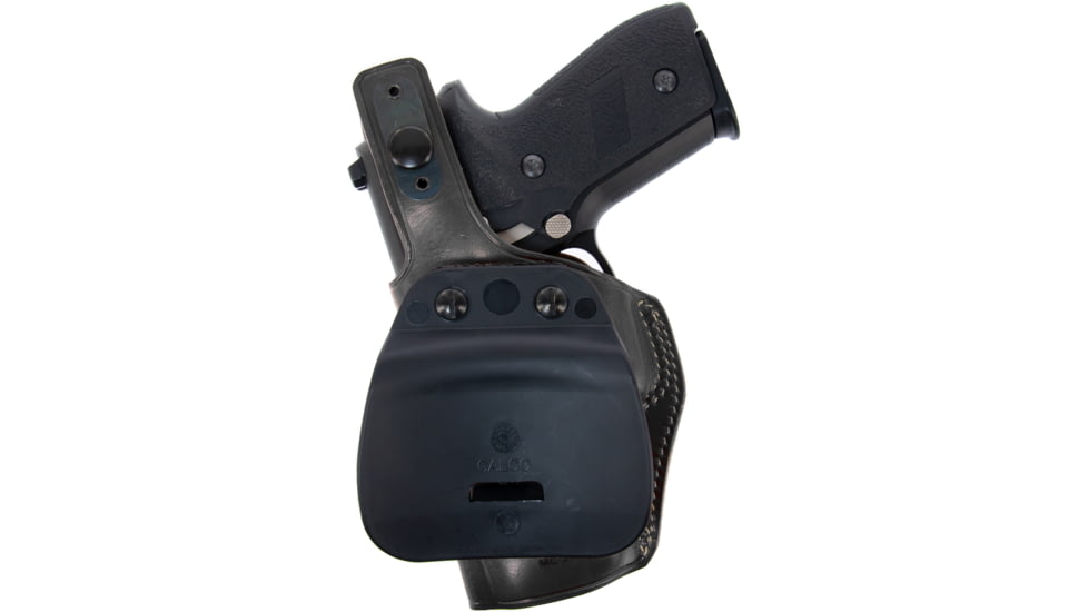 Galco PLE Unlined Paddle Leather Holster - Left Hand - Black PLE213B