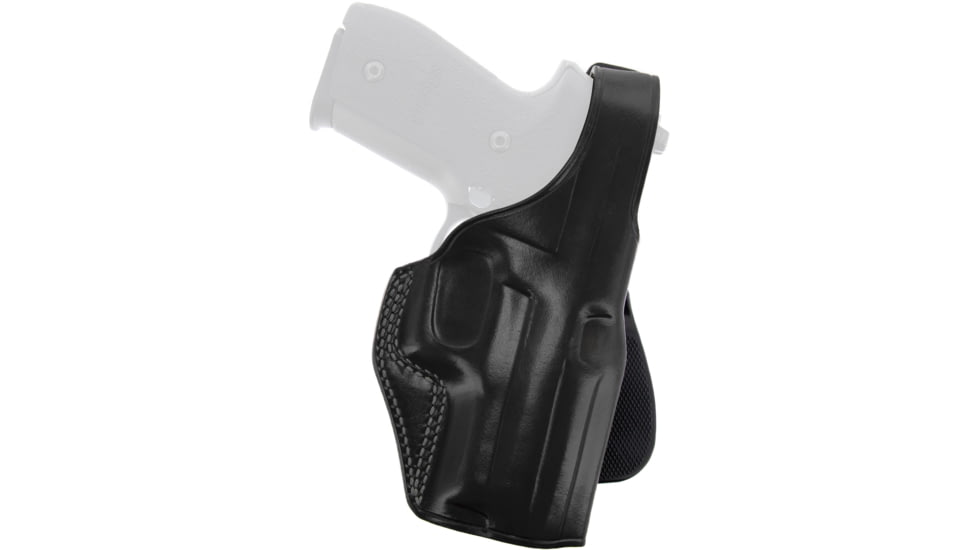 Galco PLE Unlined Paddle Leather Holster - Left Hand - Black PLE213B