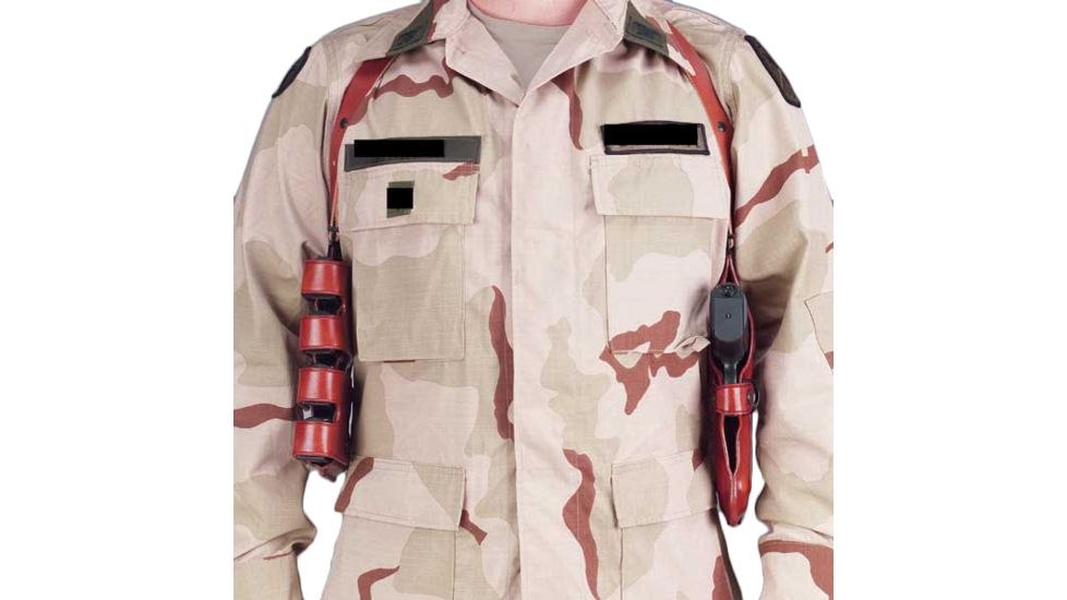 Galco Quad Magazine Carrier, Ambidextrous, Black - Single Column .45 Metal Pistol Mags QCL26B