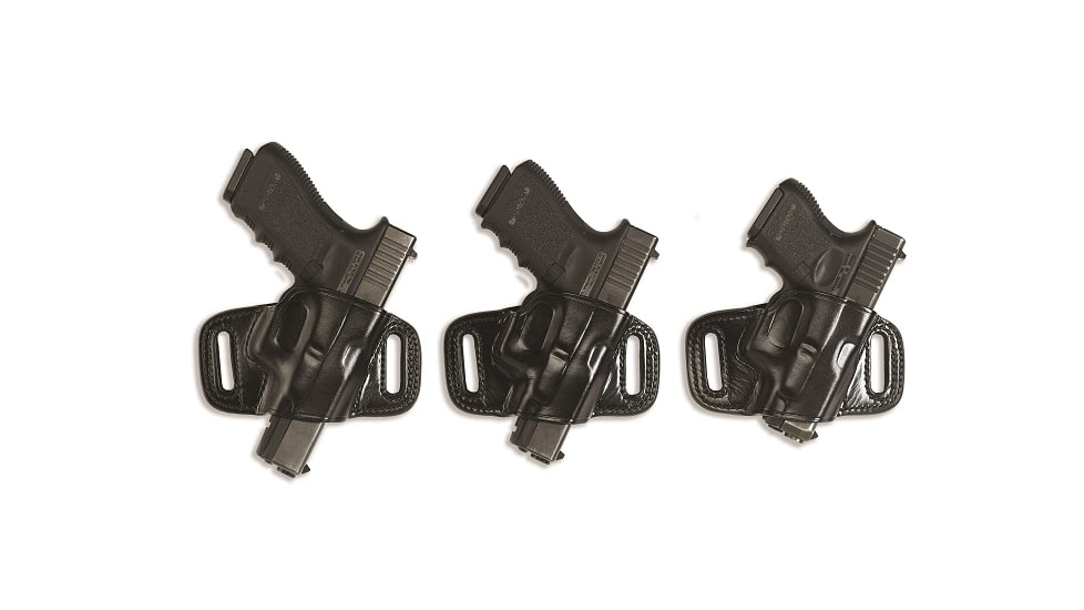 Galco Quick Slide Belt Holster, Left Hand, Black, QS249B