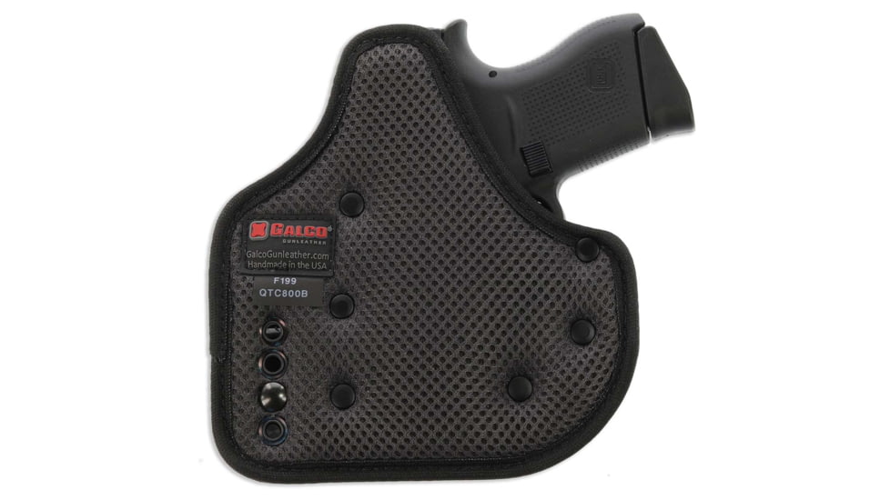 Galco Quicktuk Cloud IWB Leather Holster, Right Hand, Springfield XD-S 3.3in, Black, QTC662B