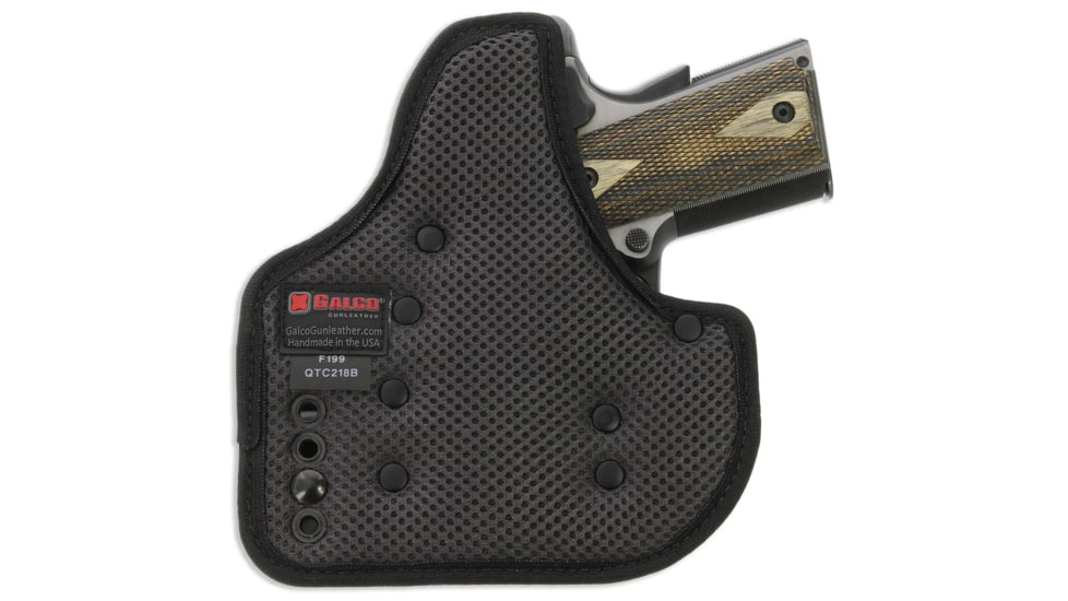 Galco Quicktuk Cloud IWB Leather Holster, Right Hand, Springfield XD-S 3.3in, Black, QTC662B