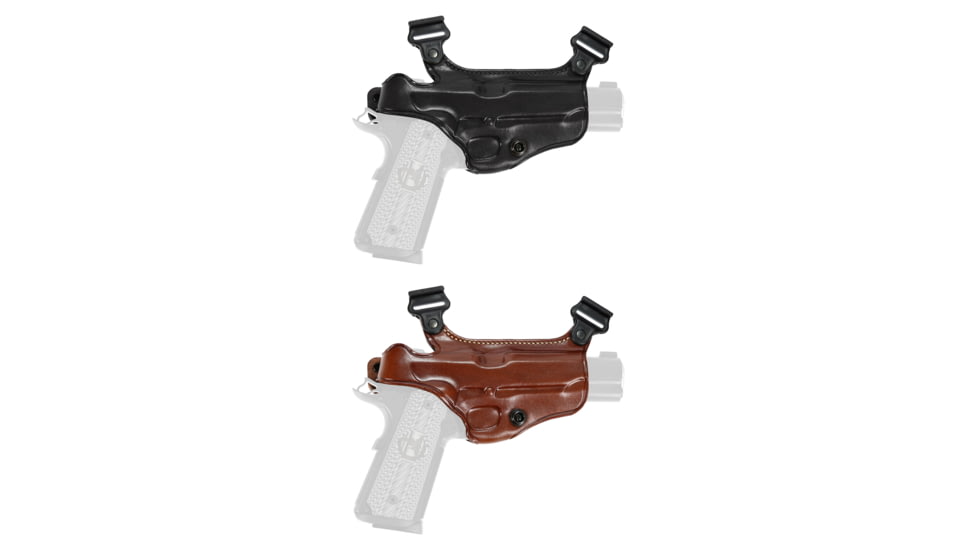 Galco S3H Shoulder Holster Component, Adult, Leather, Black, Tan