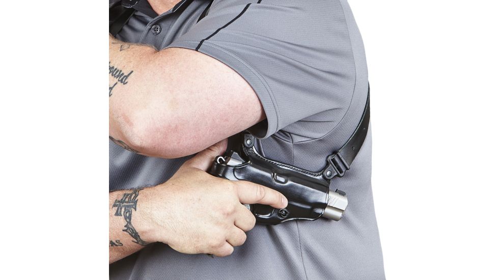 Galco S3H Shoulder Holster Component - Right Hand - Black 204B
