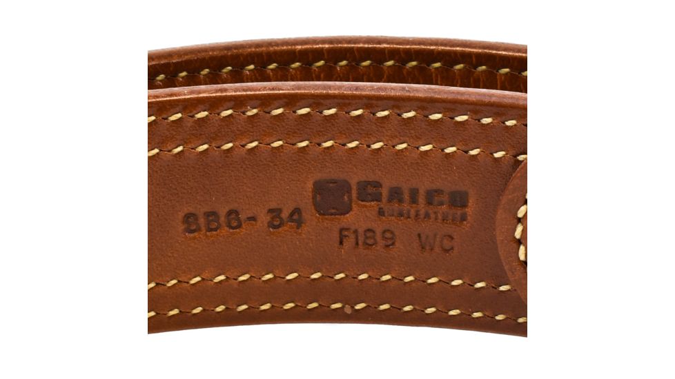 Galco SB6 Fancy Stitched Belt - Tan - Size - 34 SB6-34